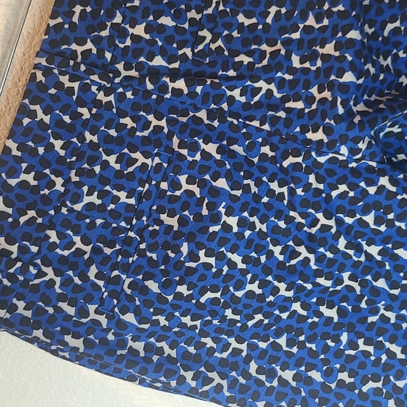 Ann Taylor blue & black spotted Trouser Pants size 6 - Picture 8 of 10